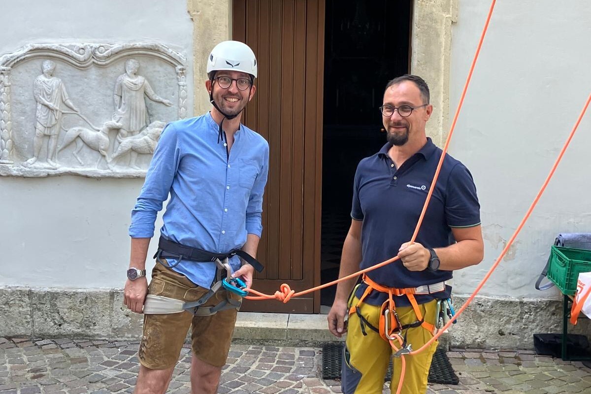 Pfarrfest 2025 / Pfarramt Gamlitz Kirchturmabseilen 2025